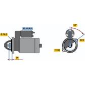 Startmotor BOSCH - 0 001 107 527