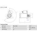 Startmotor (Gereviseerd) BOSCH - 0 986 016 330