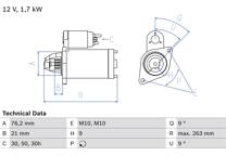 Startmotor (Gereviseerd)