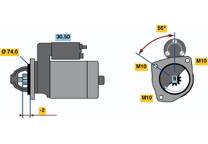 Startmotor (Gereviseerd)