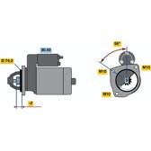 Startmotor (Gereviseerd) BOSCH - 0 986 016 950