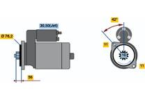 Startmotor (Gereviseerd)