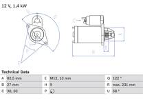 Startmotor (Gereviseerd)