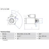 Startmotor (Gereviseerd) BOSCH - 0 986 020 131