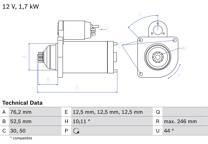 Startmotor (Gereviseerd)