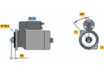 Startmotor (Gereviseerd)