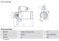 Startmotor (Gereviseerd)