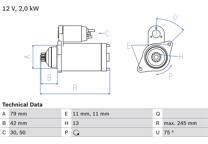 Startmotor (Gereviseerd)