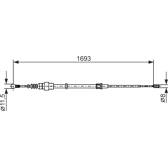 Trekkabel, parkeerrem BOSCH - 1 987 477 698