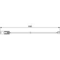 Warning Contact, brake pad wear BOSCH - 1 987 474 956