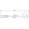 Warning Contact, brake pad wear BOSCH - 1 987 474 963