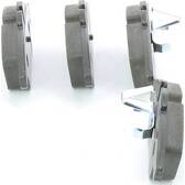 Front brake pad set BPROAUTO - PRO-0418171