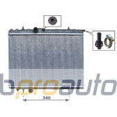 Kühler, Motorkühlung BPROAUTO - PRO-12210117