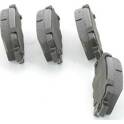 Rear brake pad set (4 pcs) BPROAUTO - PRO-0418260