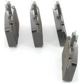 Rear brake pad set BPROAUTO - PRO-0418085