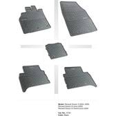 Conjunto de 4 tapetes de borracha personalizados Renault BPROAUTO - PRO-0718106