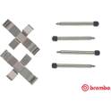 Accessory Kit, disc brake pad BREMBO - A 02 269