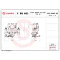 Brake caliper BREMBO - F BR 083