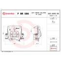 Brake caliper BREMBO - F BR 086