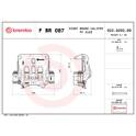 Brake caliper BREMBO - F BR 087