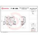 Brake caliper BREMBO - F BR 089