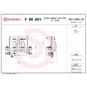 Brake caliper BREMBO - F BR 091