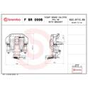 Brake caliper BREMBO - F BR 099B