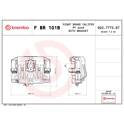 Brake caliper BREMBO - F BR 101B