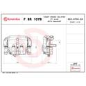 Brake caliper BREMBO - F BR 107B