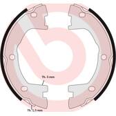 Brake Shoe Set BREMBO - S A6 506