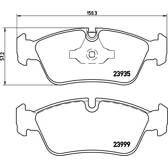 Bremsbeläge vorne BREMBO - P 06 035