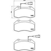 Bremsbeläge vorne BREMBO - P 23 139