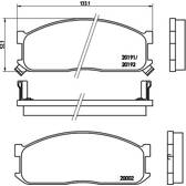 Bremsbeläge vorne BREMBO - P 49 010