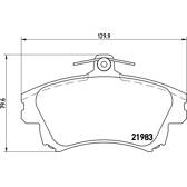 Bremsbeläge vorne BREMBO - P 54 036