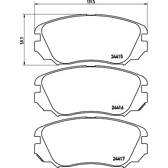 Bremsbeläge vorne BREMBO - P 59 054