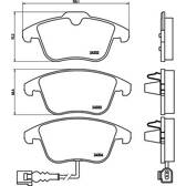 Bremsbeläge vorne BREMBO - P 85 112