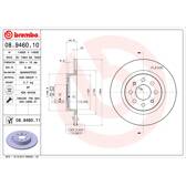 Bremssatz (2 Bremsscheiben) BREMBO - 08.9460.11