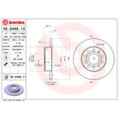 Bremssatz (2 Bremsscheiben) BREMBO - 08.9488.11