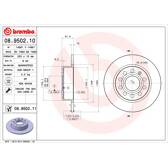 Bremssatz (2 Bremsscheiben) BREMBO - 08.9502.11