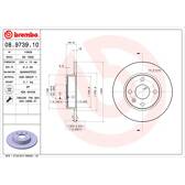 Bremssatz (2 Bremsscheiben) BREMBO - 08.9739.10