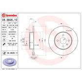 Bremssatz (2 Bremsscheiben) BREMBO - 08.9826.11