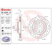 Bremssatz (2 Bremsscheiben) BREMBO - 09.A200.1X