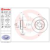 Bremssatz (2 Bremsscheiben) BREMBO - 08.3147.14
