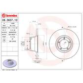 Bremssatz (2 Bremsscheiben) BREMBO - 08.3637.10