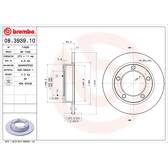 Bremssatz (2 Bremsscheiben) BREMBO - 08.3939.10