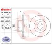 Bremssatz (2 Bremsscheiben) BREMBO - 08.5444.10