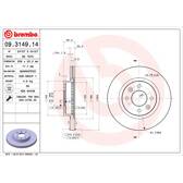 Bremssatz (2 Bremsscheiben) BREMBO - 09.3149.14