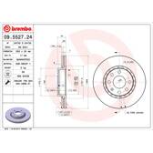 Bremssatz (2 Bremsscheiben) BREMBO - 09.5527.24