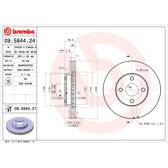 Bremssatz (2 Bremsscheiben) BREMBO - 09.5844.21