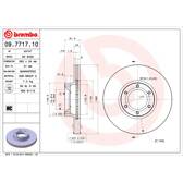 Bremssatz (2 Bremsscheiben) BREMBO - 09.7717.10